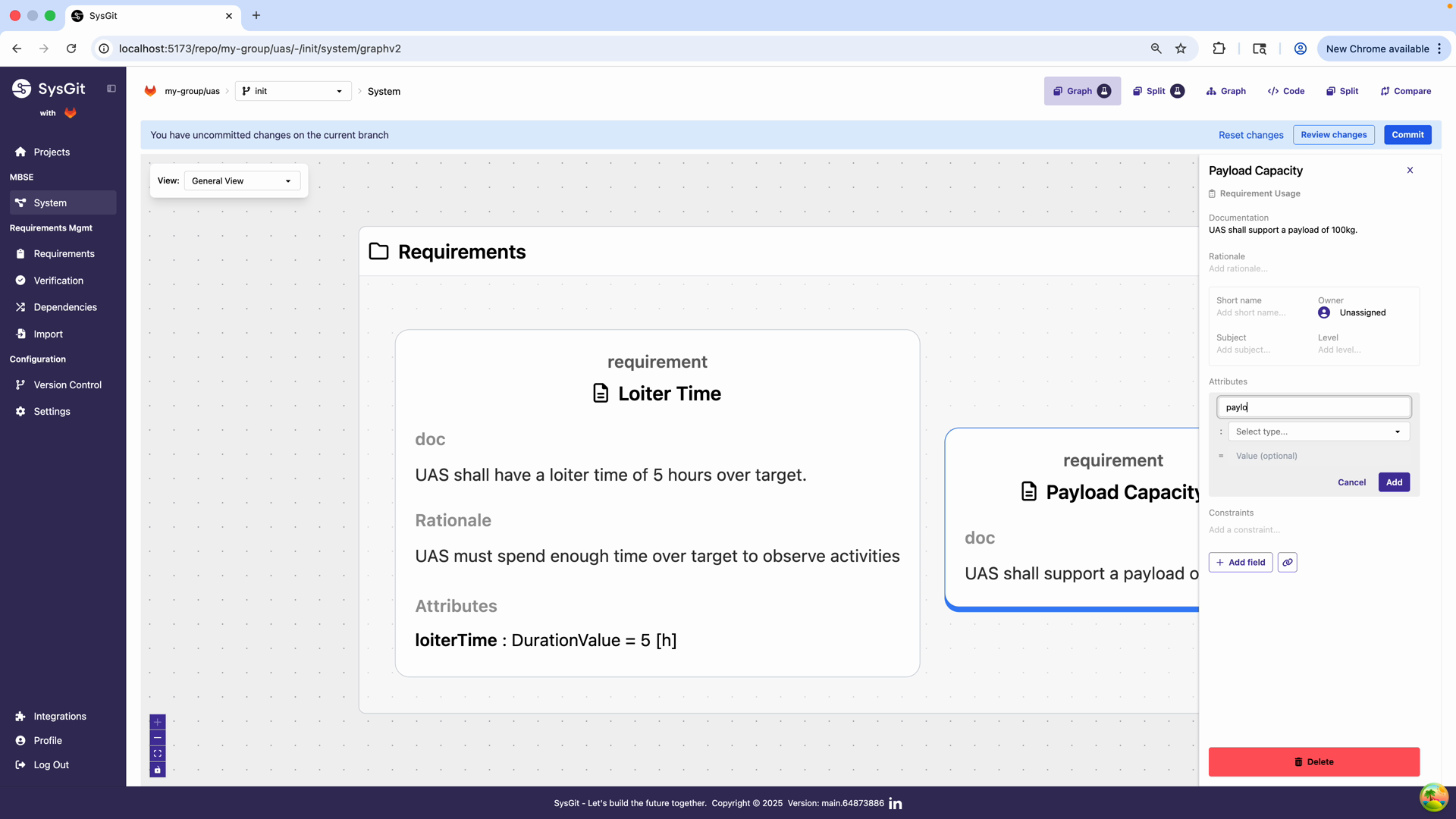 Adding payload documentation