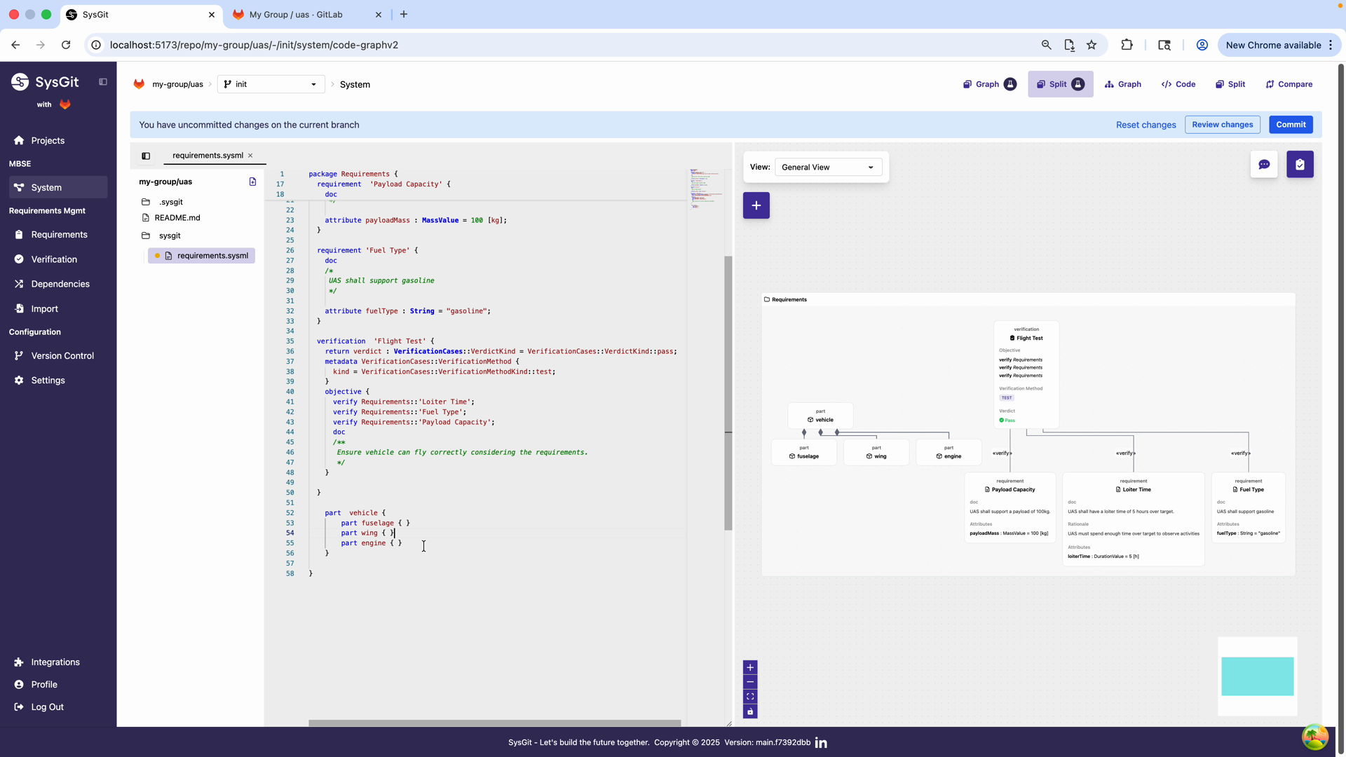 Expanded visual hierarchy showing all parts